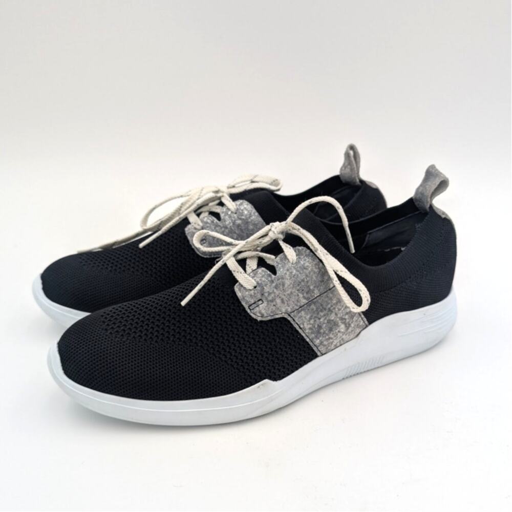 Munro Sandi Leather Knit Mesh Comfort Lace Sneaker Shoes Size US7.5N EU38